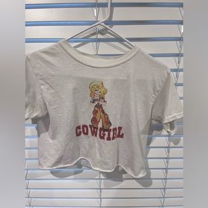 cropped cowgirl top